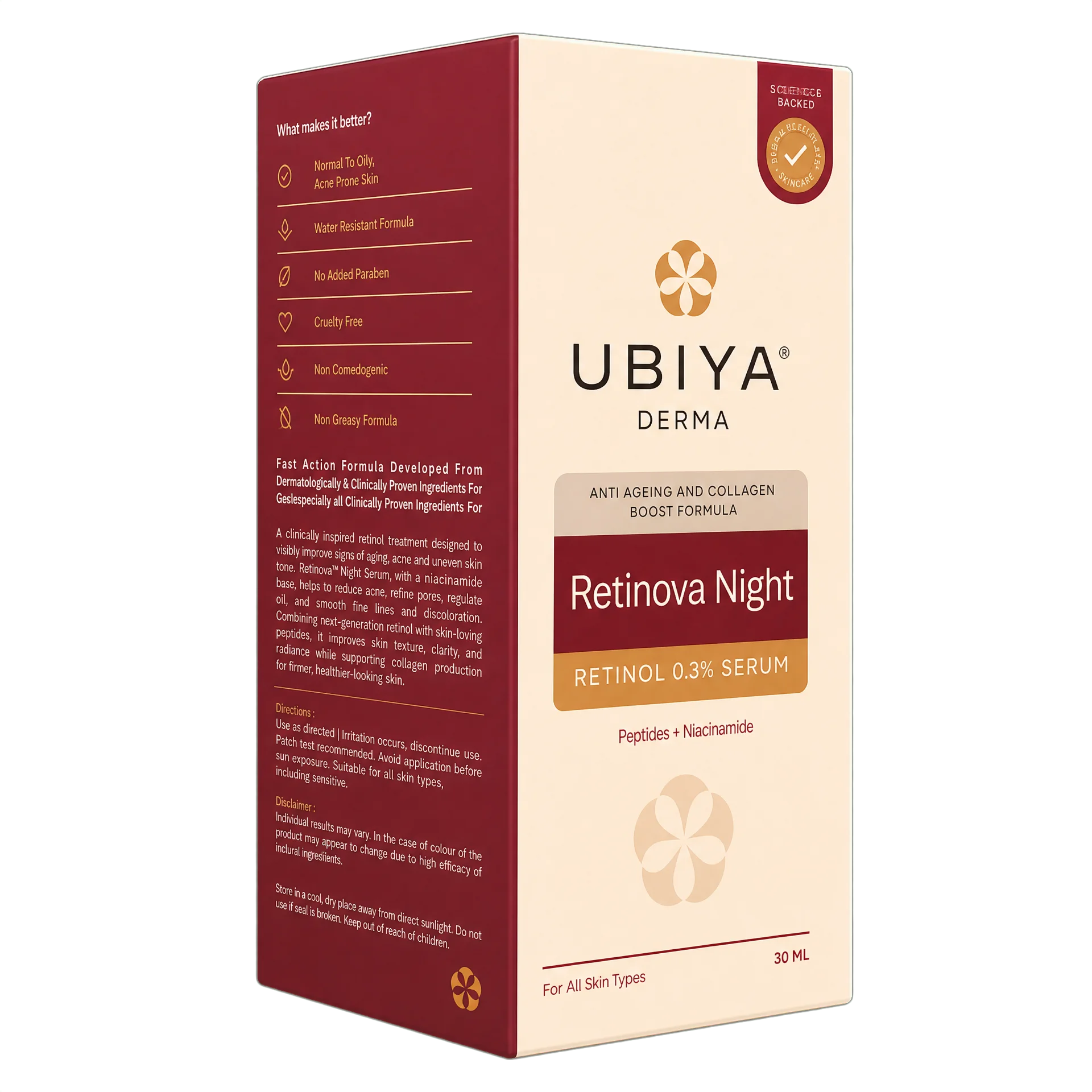 Ubiya Derma Retinova 3d
